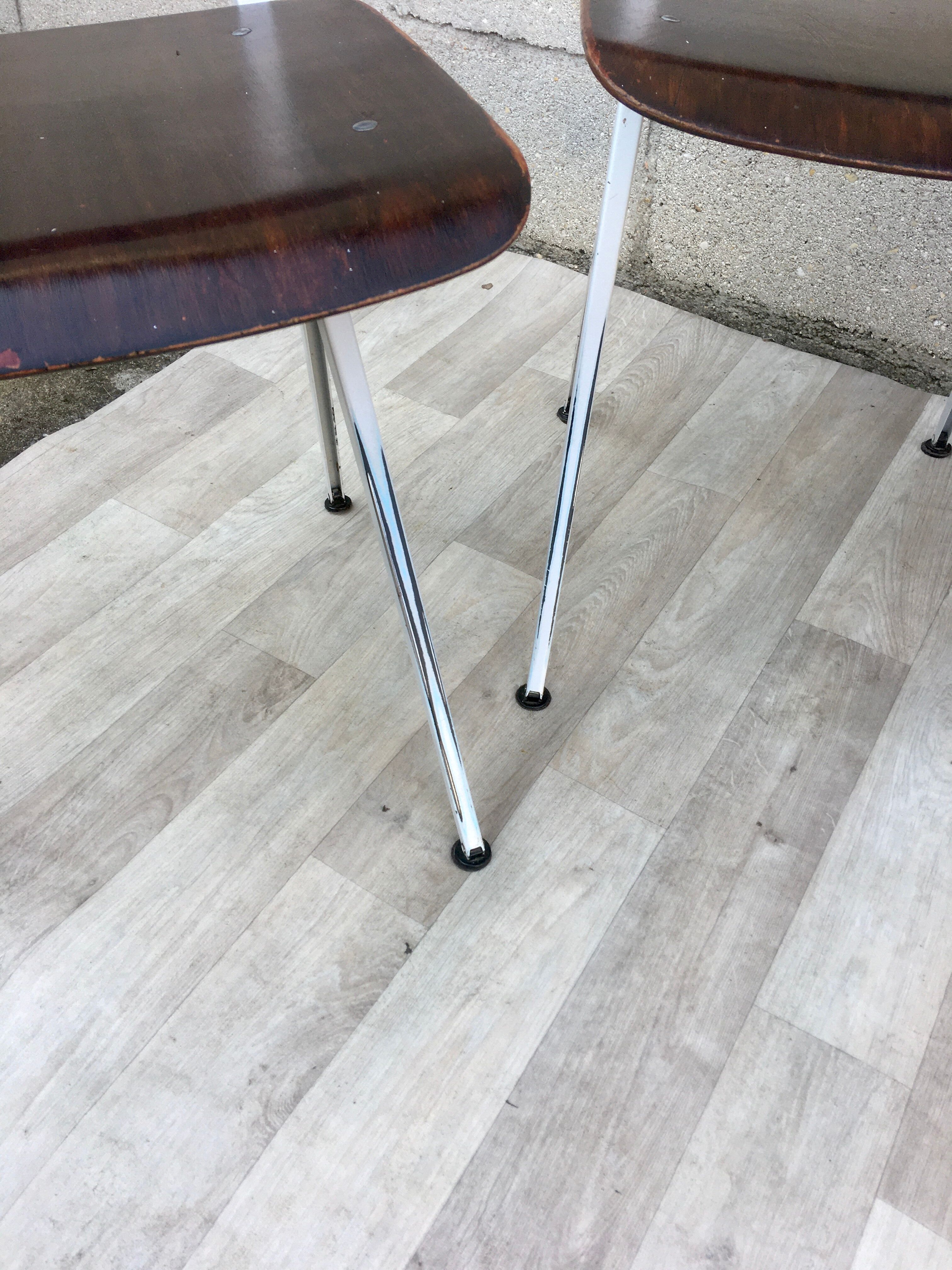 ♻️Set of 4 chairs Vintage and design Marko Kooistra