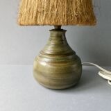 Ceramic lamp by Helga Ostergaard, Danmark, 1960s