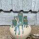 Vase terre cuite soliflore