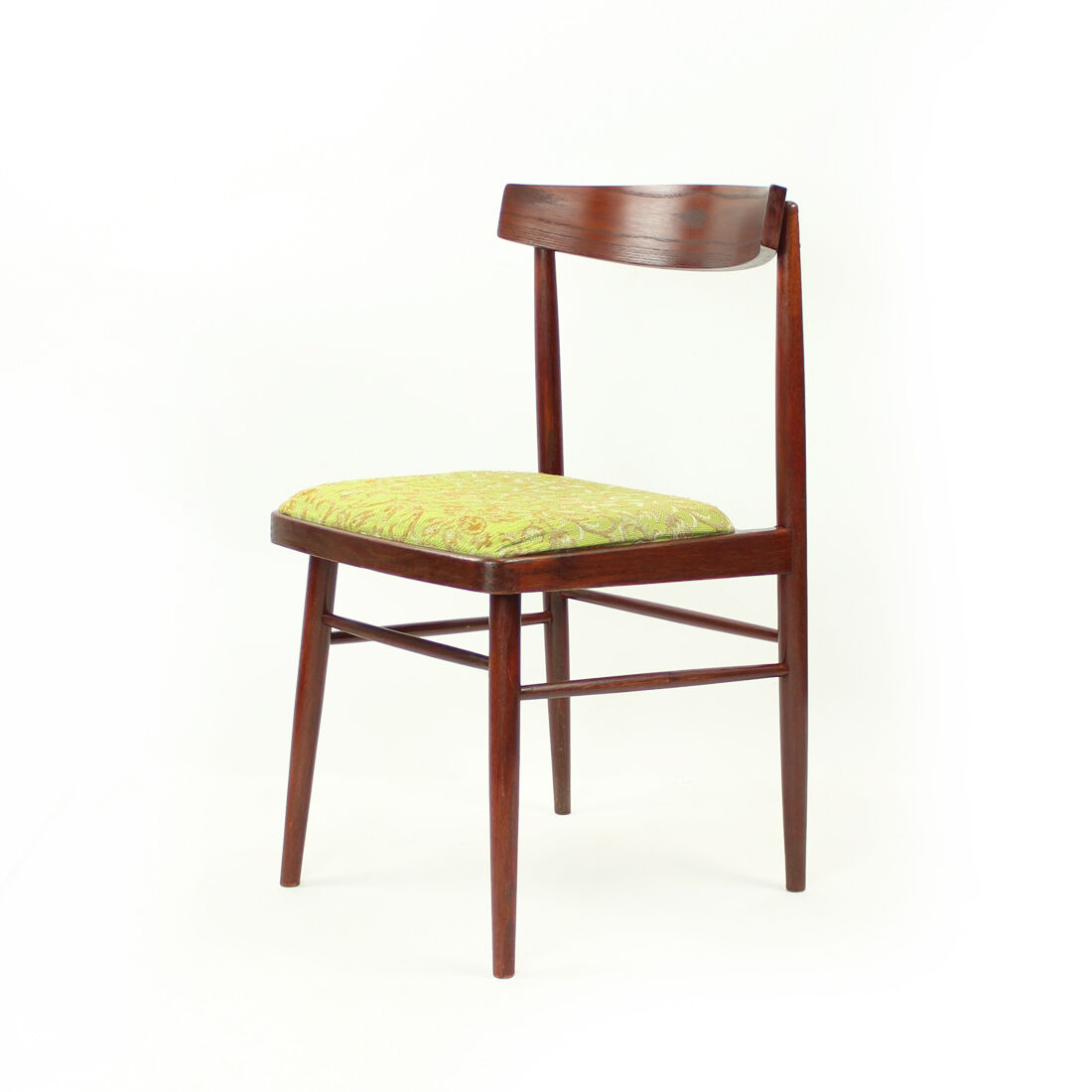 Set of 4 dining chairs in oak by ton, czechoslovakia 1960s