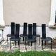 Set of 6 chairs Roche Bobois Cattelan Italia 80s