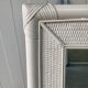 Vintage Rattan, Bamboo Mirror Off-White, 70/80s