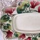 Large earthenware hollow dish KG Saint Clément France 36 cm