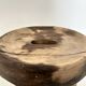 Patinated tripod stool