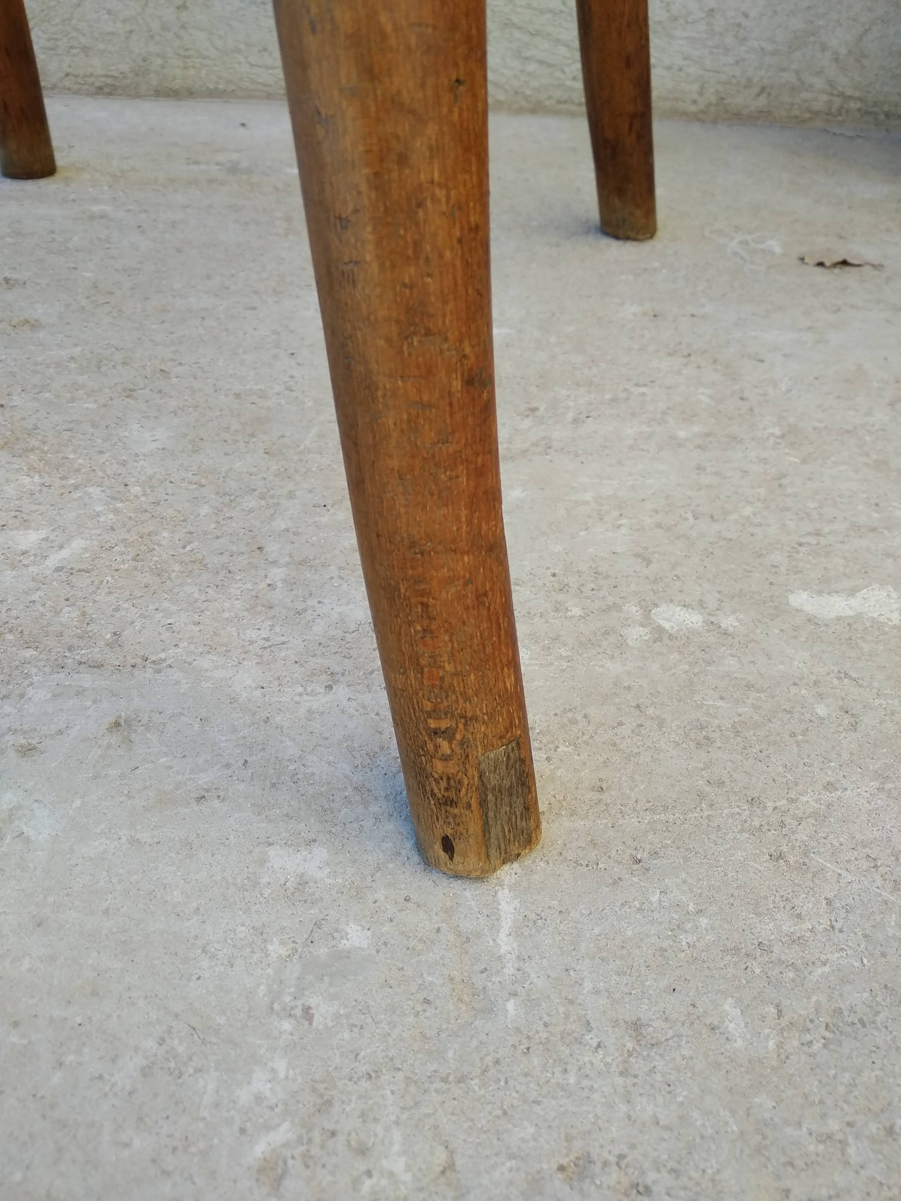 Chaise  bistrot Thonet n°18  fin XIX bois courbé assise cannée