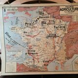 Vidal Lablache wall map