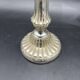 Bougeoir en verre eglomisé XIXe 19e