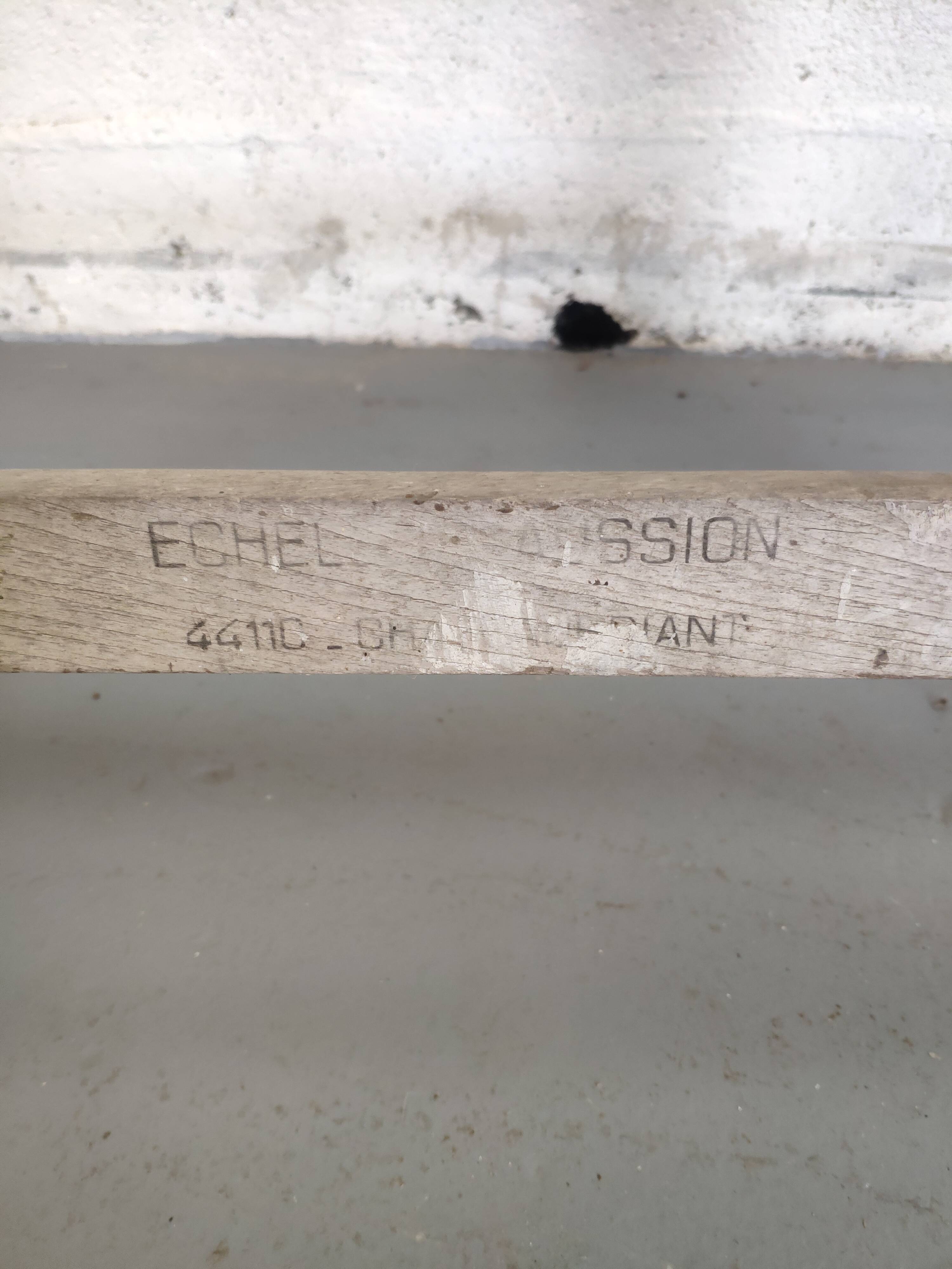 Old fruit tree ladder Etablissements Masson Chateaubriand 2.40m