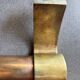 Poignee de porte commerce laiton et bronze