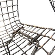 Suite de 4 Chaises "Wire" — Harry Bertoia pour Knoll (Rilsan Noir)
