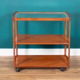 Retro Teak 1960s Meredew Drinks Serving Trolley