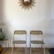 Pair of space age folding chairs, Italy 1967