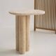 Table d'appoint Trio n° 3 en travertin