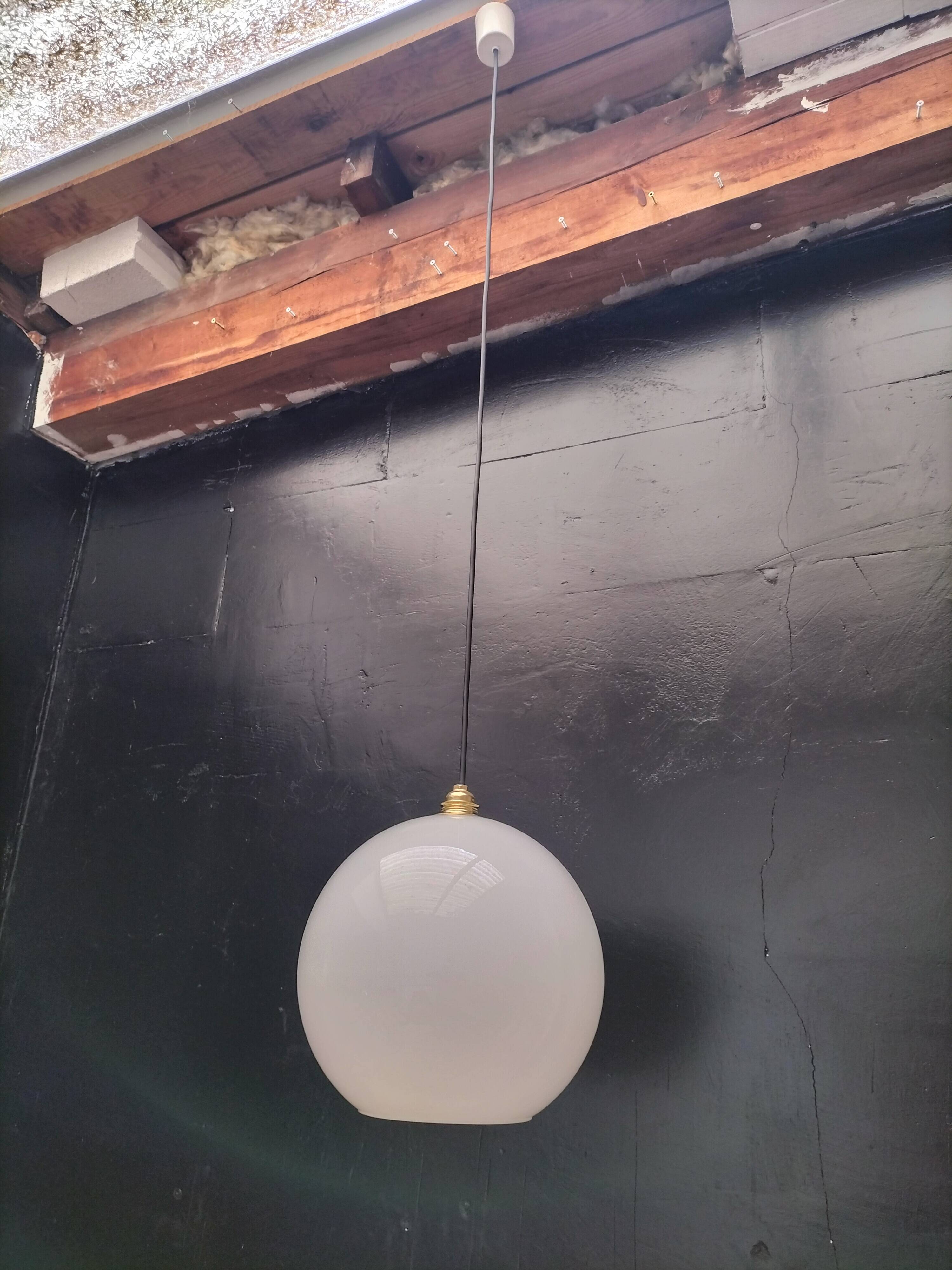 Opaline pendant light