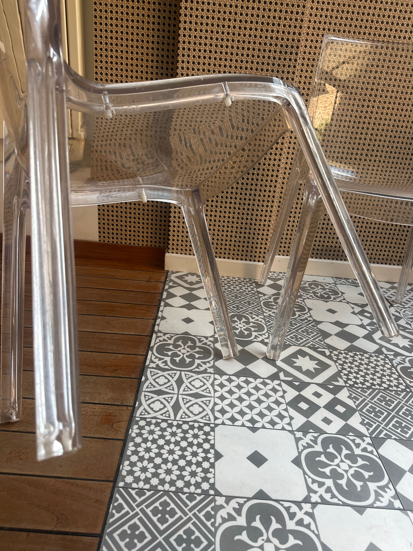 Kartell style chairs