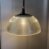 Holophane half-ball pendant light