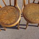 Set de 4 chaises luterma bois courbé