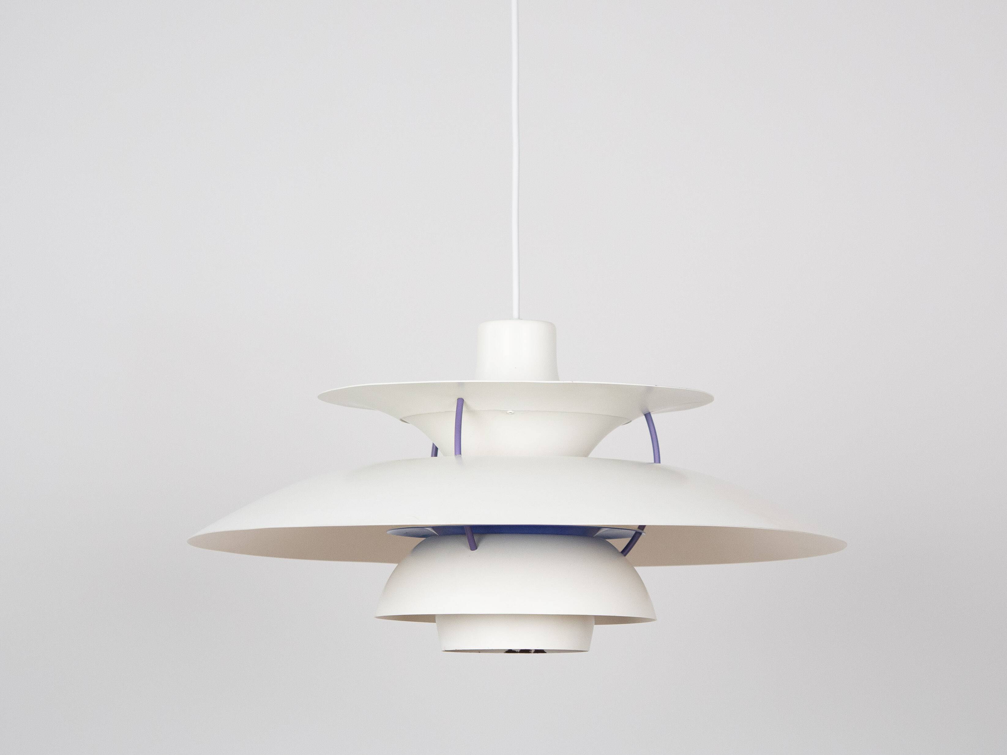 Danish vintage PH 5 pendant lamp by Poul Henningsen, Louis Poulsen, 1958