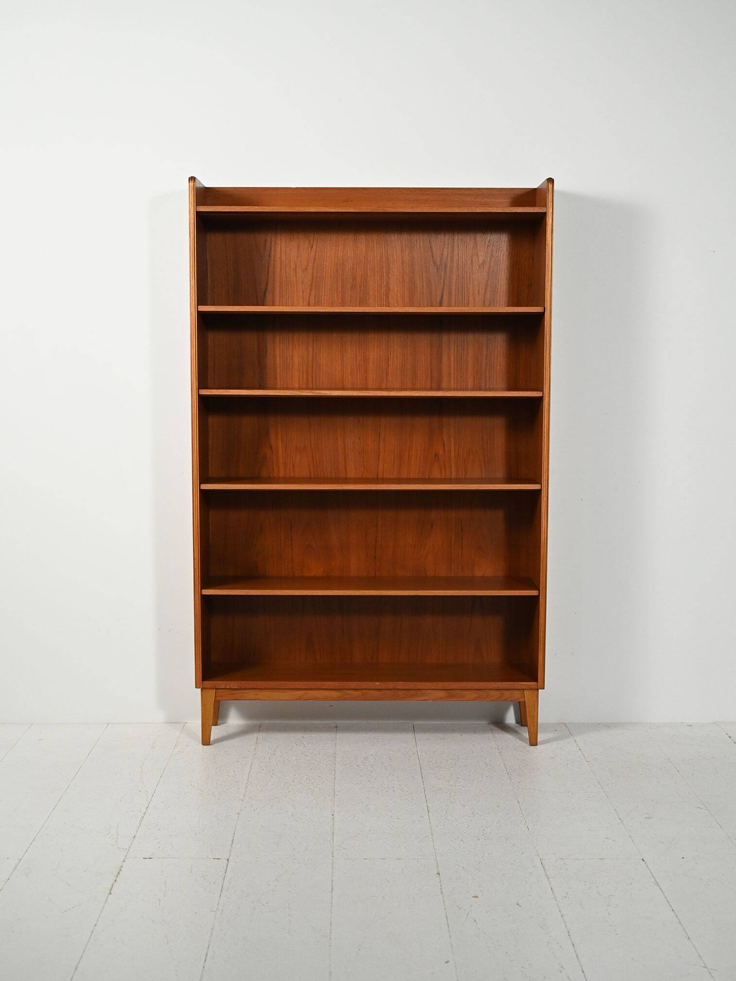 Scandinavian teak bookcase by Ferdinand Lundquist, 1960s