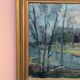 Swedish Oil on Canvas – “Obscured by Trees” by Hugo Carlberg