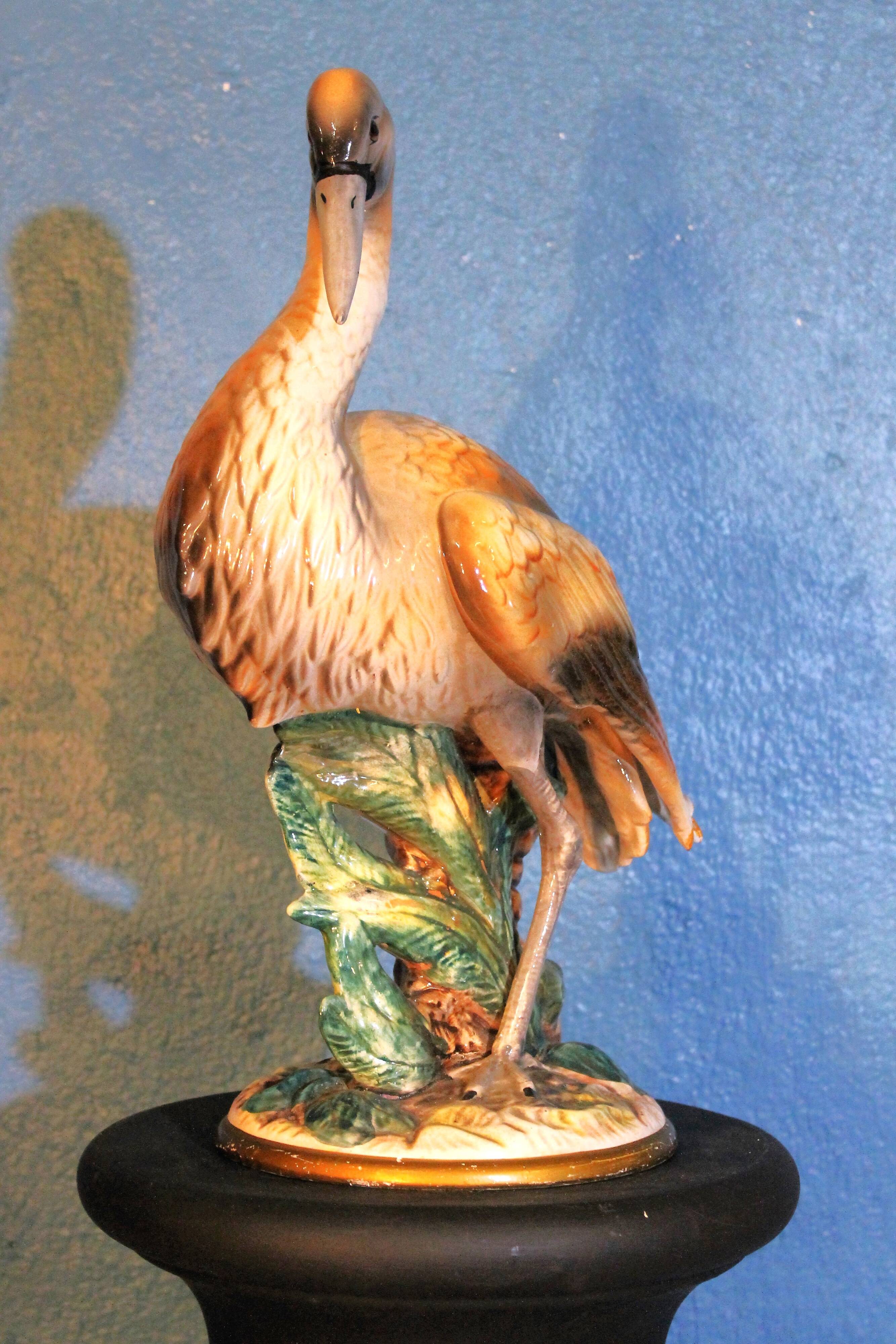 Statuette "stork" Italy 1960s