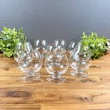 10 Baccarat crystal brandy glasses