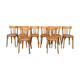 Series of 8 chairs Baumann vintage edition 1960