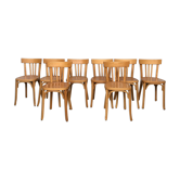 Series of 8 chairs Baumann vintage edition 1960