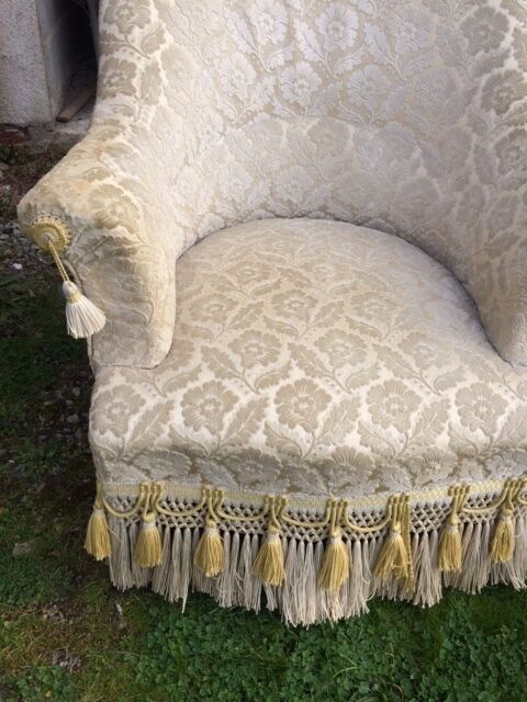 Pair of toad armchairs