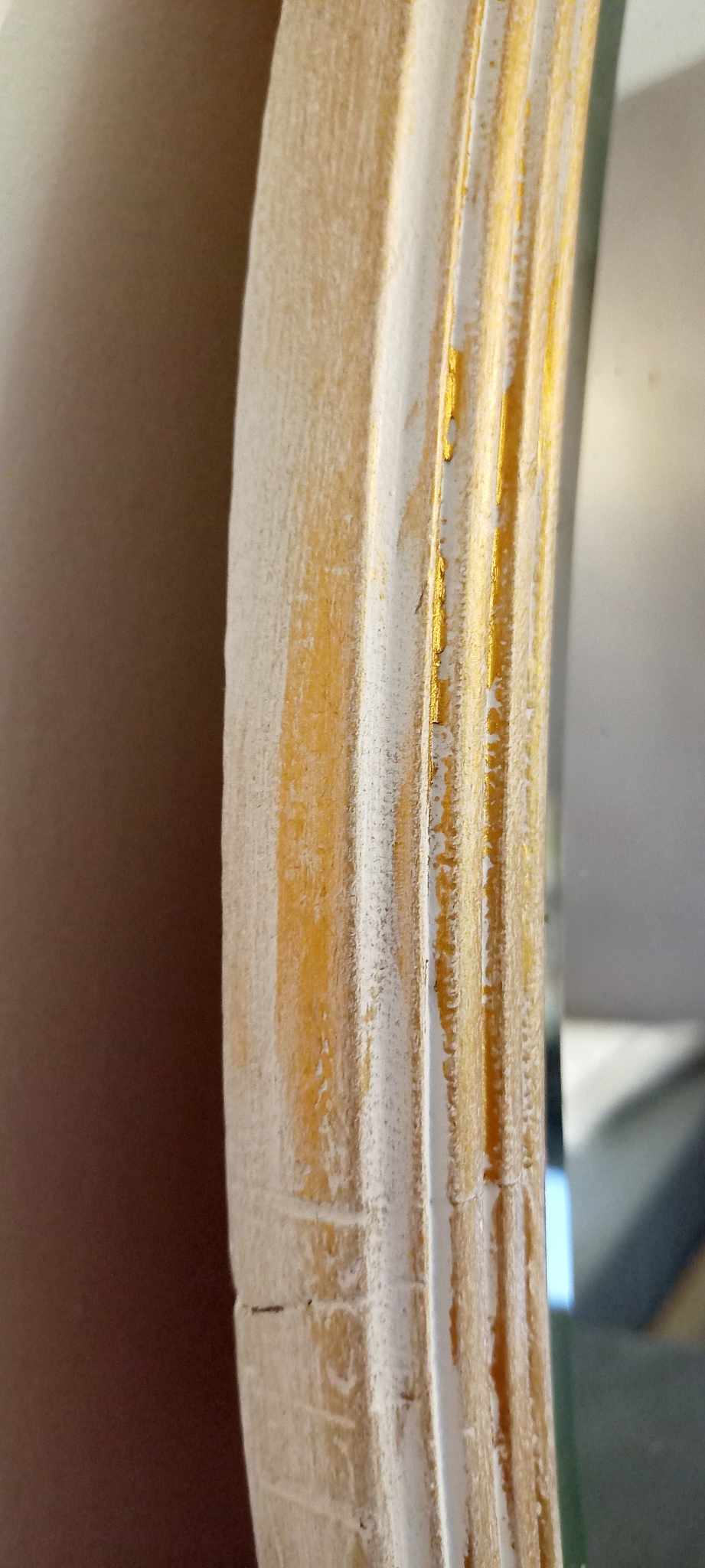 Bevelled antique dressing table mirror