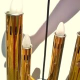 Brass pendant lamp by Oscar Torlasco 1970s