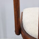 1960s Antonin Suman Set of Six Beech Dining Chairs, Restored