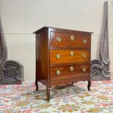 Louis XV Mahogany Chest of Drawers, 18th Century