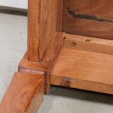 Table end of sofa in solid blond oak – 1950
