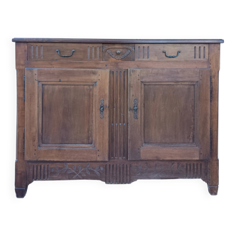 Louis XVI walnut buffet from the 19th century