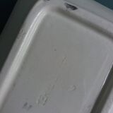 Saint Amand Terre de fer soap dish pocket with blue Anemone decor