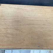 Plateau de service vintage en formica et inox