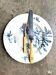 17 knives in steel, silver and monogrammed bone JE, late nineteenth century
