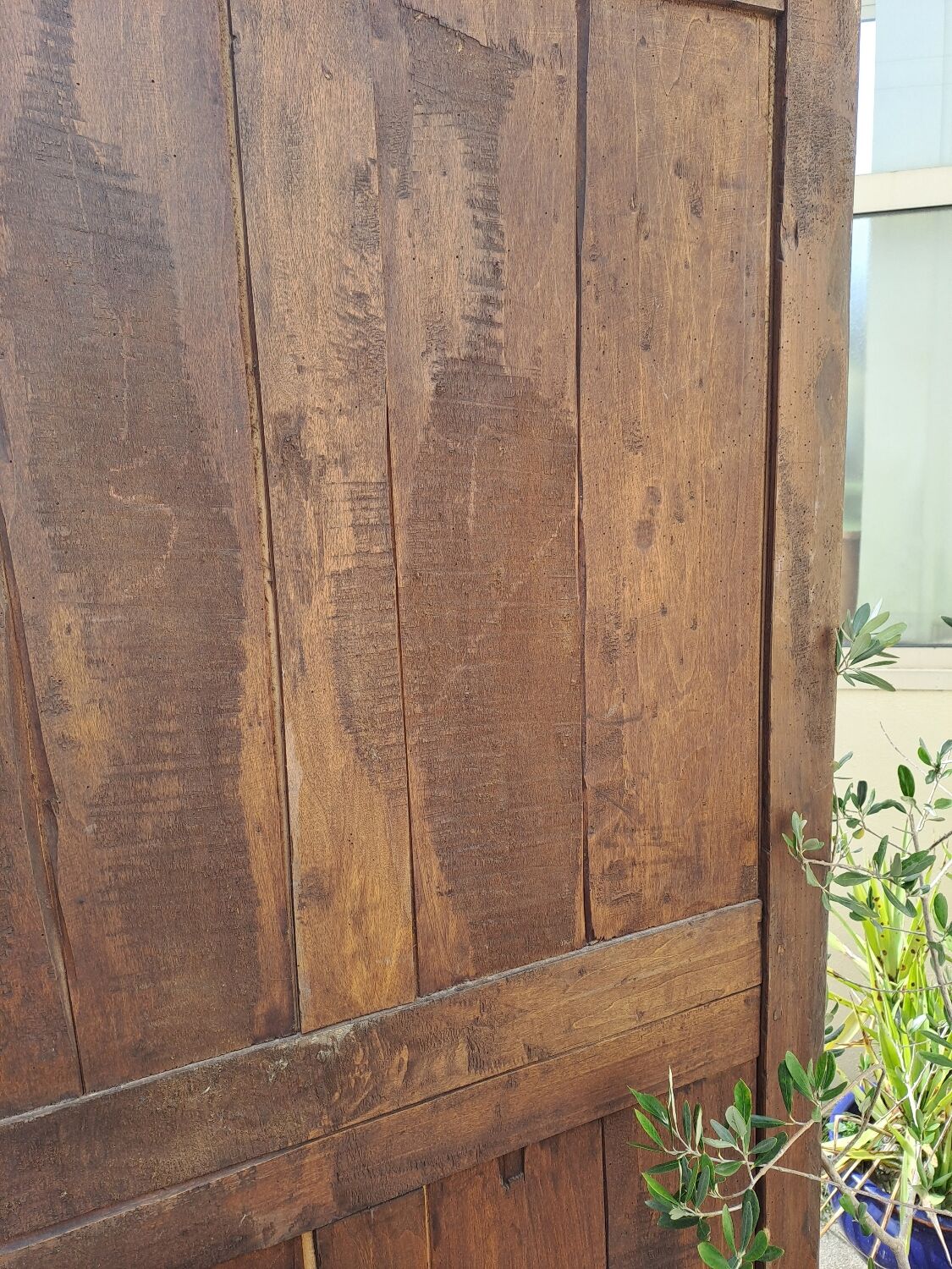 Louis Philippe blond walnut bookcase