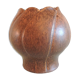 Tulip vase in brown ceramic by Steuler Keramik /vintage 60s-70s