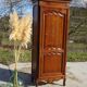 Louis XV style bonnetière in solid cherry wood