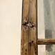 Porte ancienne 6 carreaux 86x243