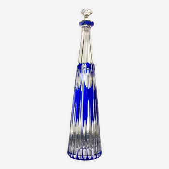 Wine carafe Saint Louis Overlay-blue