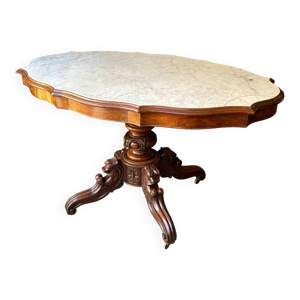 Table violon sur roulettes - gris