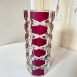 Pressed Molded Glass Vase - Windsor Model by Luminarc, 1970s