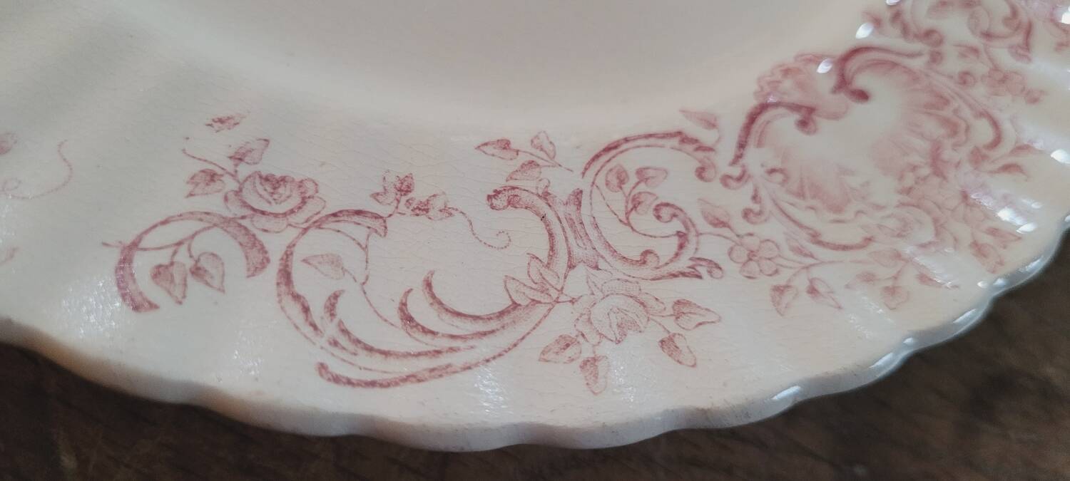 Longchamp ironstone plate