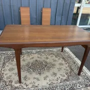 Table rectangulaire, extensible de Style Scandinave en teck