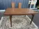 Rectangular extendable table in Scandinavian style made of teak.