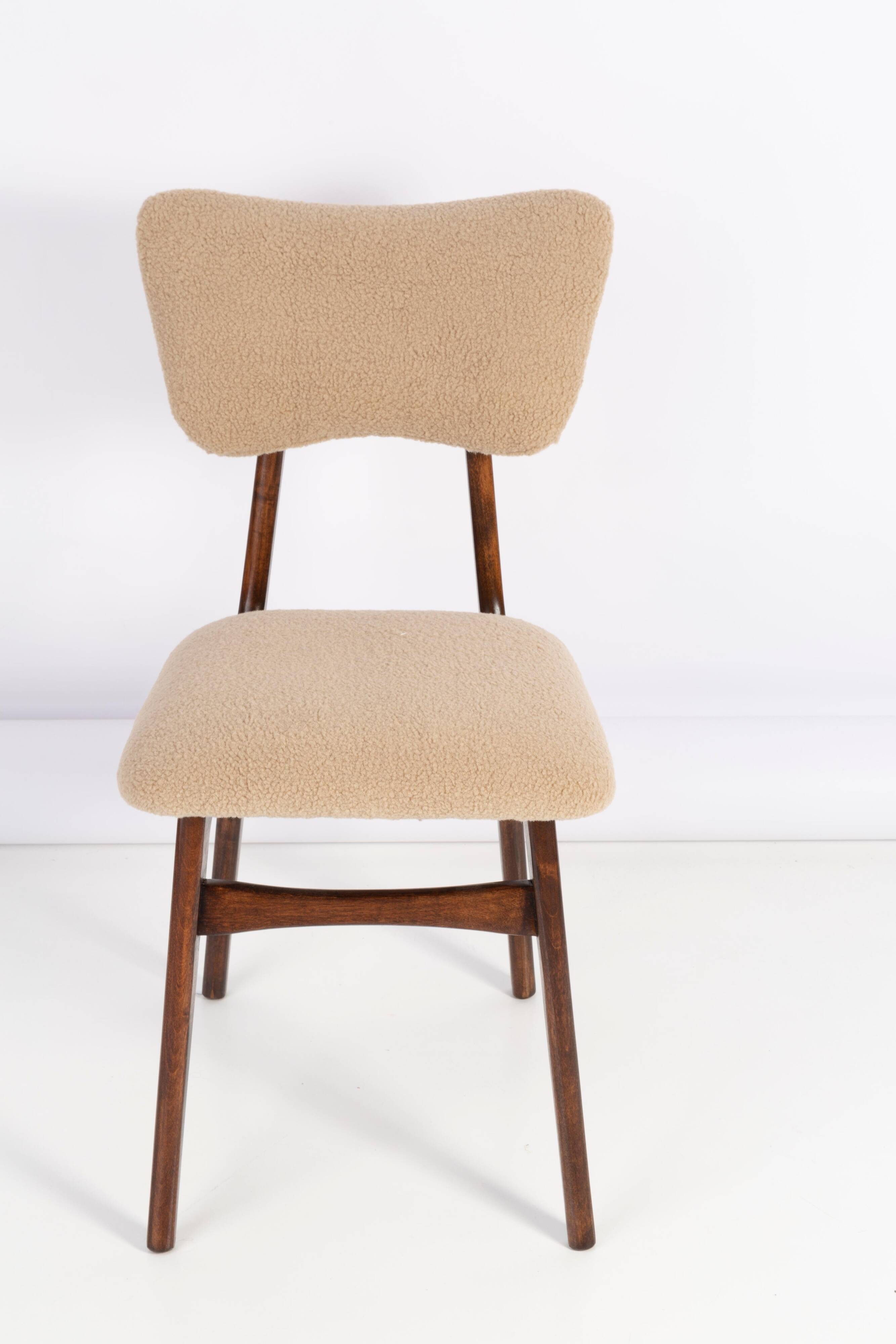 Camel Chair Soft Boucle from the 20th century, 1960s