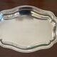 Silver metal bread basket Louis XV style